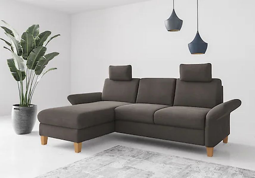 Home affaire Ecksofa "Rochelle, L-Form", wahlweise mit Armteilverstellung, günstig online kaufen