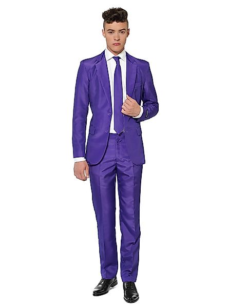 SuitMeister Anzug Solid Purple Anzug - günstig online kaufen