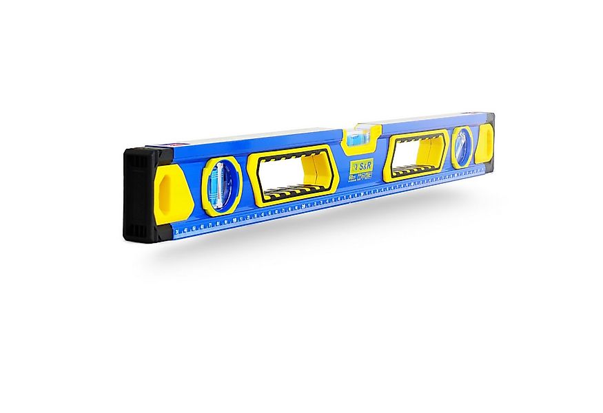 S&R Wasserwaage Aluminium magnetisch mit gut lesbare cm Skala, Genauigkeits günstig online kaufen