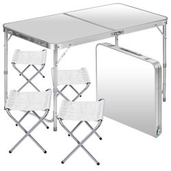 Goods+Gadgets Klapptisch Klapptisch-Set mit 4 Stühlen günstig online kaufen