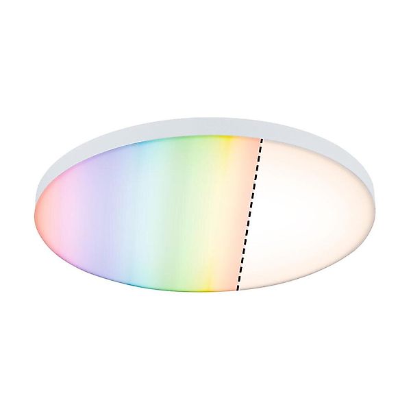 Smarte LED Zigbee Deckenleuchte Velora RGBW in Weiß 22W 2000lm günstig online kaufen