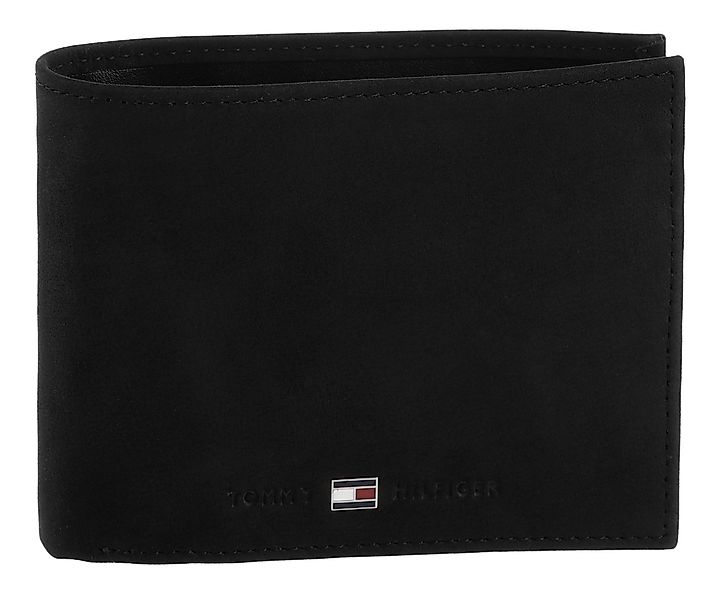 Tommy Hilfiger Geldbörse "JOHNSON CC FLAP AND COIN POCKET" in schlichter Op günstig online kaufen