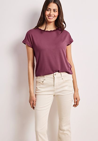 STREET ONE T-Shirt mit U-Boot-Ausschnitt günstig online kaufen