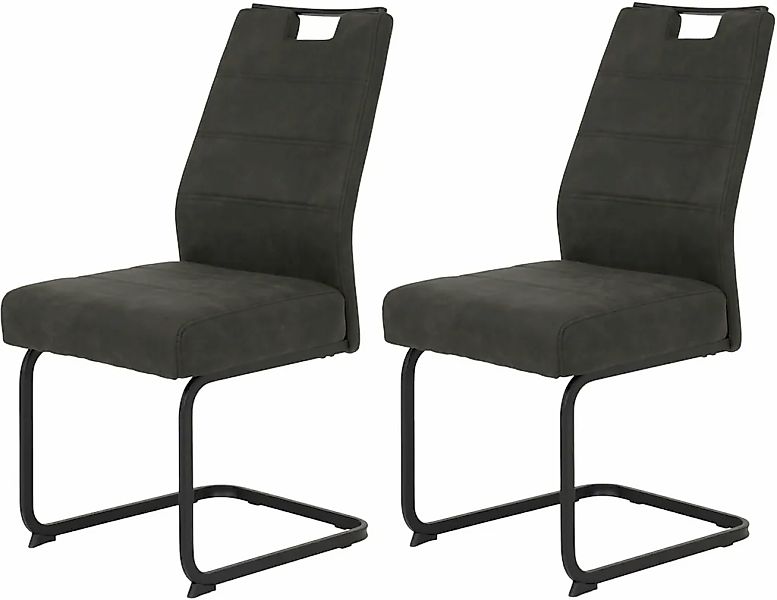 HELA Freischwinger "KERTIN" (Set) 2 Stk.XL Sitzbreite, Griff, Federkorb, 14 günstig online kaufen