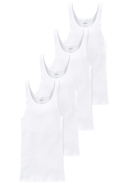 Schiesser Unterhemd 4er Pack Cotton Essentials günstig online kaufen
