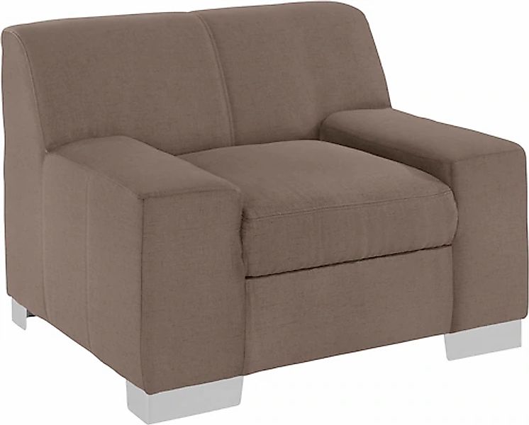 DOMO collection Sessel »Bero, elegant und zeitlos, kubisch und bequem« günstig online kaufen
