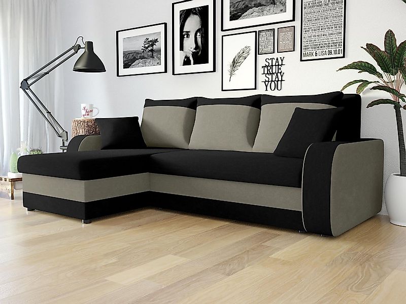 MIRJAN24 Ecksofa Kris, mit Schlaffunktion und zwei Bettkasten, L-Form mit K günstig online kaufen