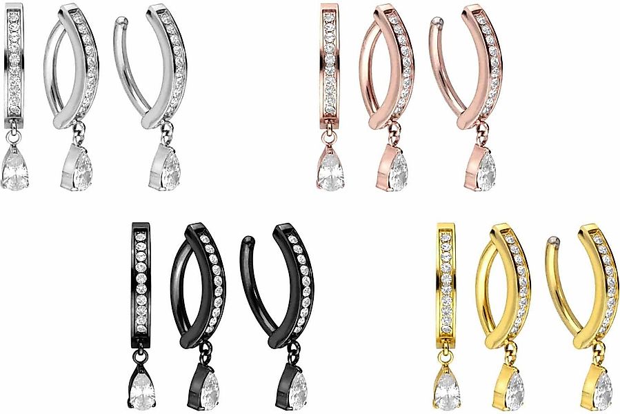 PIERCINGLINE Piercing-Set Titan Bauchnabelclicker BOGEN + günstig online kaufen