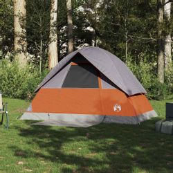 vidaXL Kuppelzelt Kuppel-Campingzelt 2 Personen Orange günstig online kaufen