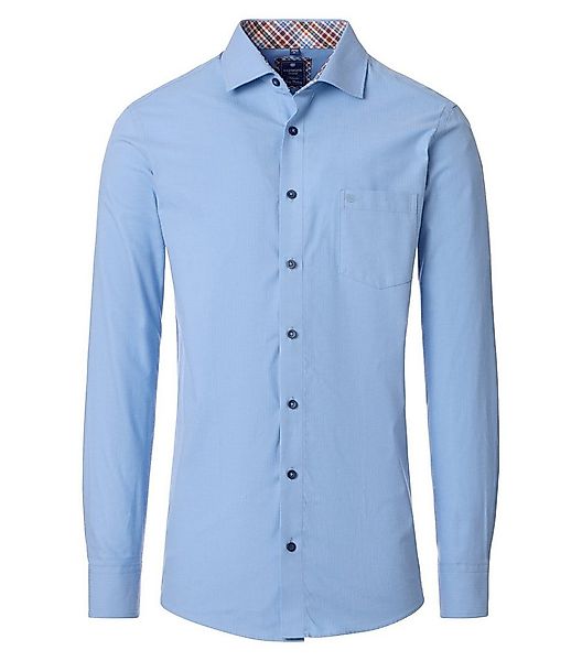 Redmond Langarmhemd uni Comfort Fit günstig online kaufen