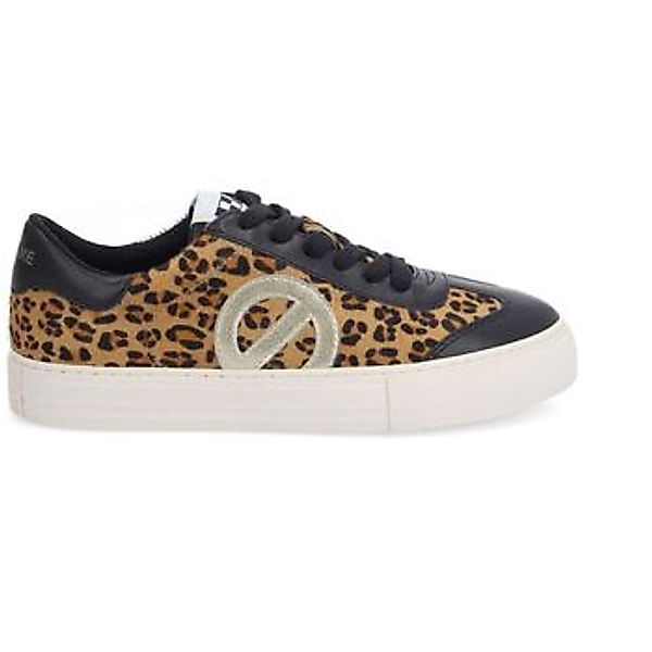 No Name  Sneaker ARCADE TOE SIDE W - PONY LEO/GLOW - BRUN/NOIR günstig online kaufen