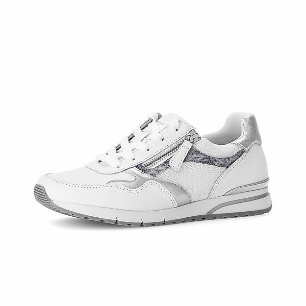 Gabor Sneaker "Sneaker low Materialmix Leder/Lederimitat" günstig online kaufen