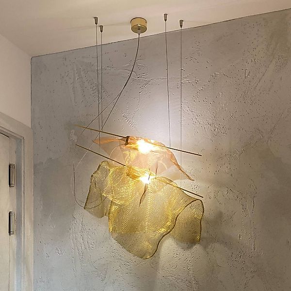Knikerboker Hängelampe Petite Parachute, bronze/kupfer günstig online kaufen