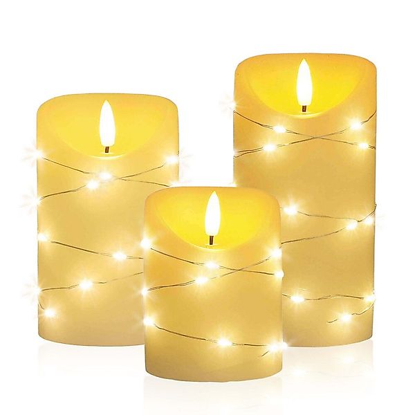 LED Universum LED-Kerze Kunststoff, Kerze, kaltweiß, günstig online kaufen