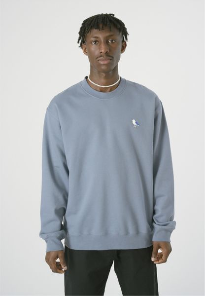 Cleptomanicx Sweatshirt "Embro Gull" mit kleiner Möwen-Stickerei günstig online kaufen