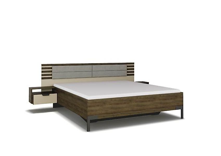 rauch Bettanlage "Bett Doppelbett Futonbett BAREA", mit Hängenachttischen u günstig online kaufen