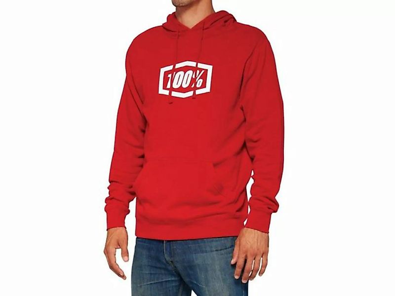 100% Kapuzenpullover Hoodies 100% Icon Pullover Hoody - deep red S (1-tlg) günstig online kaufen
