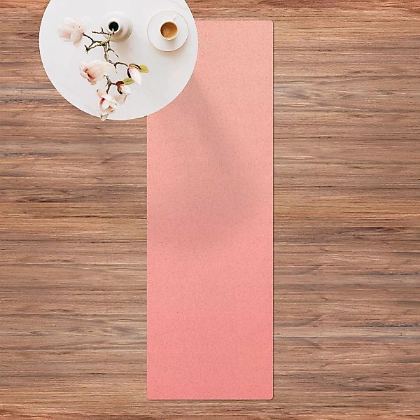 Kork-Teppich Farbverlauf Rosa günstig online kaufen