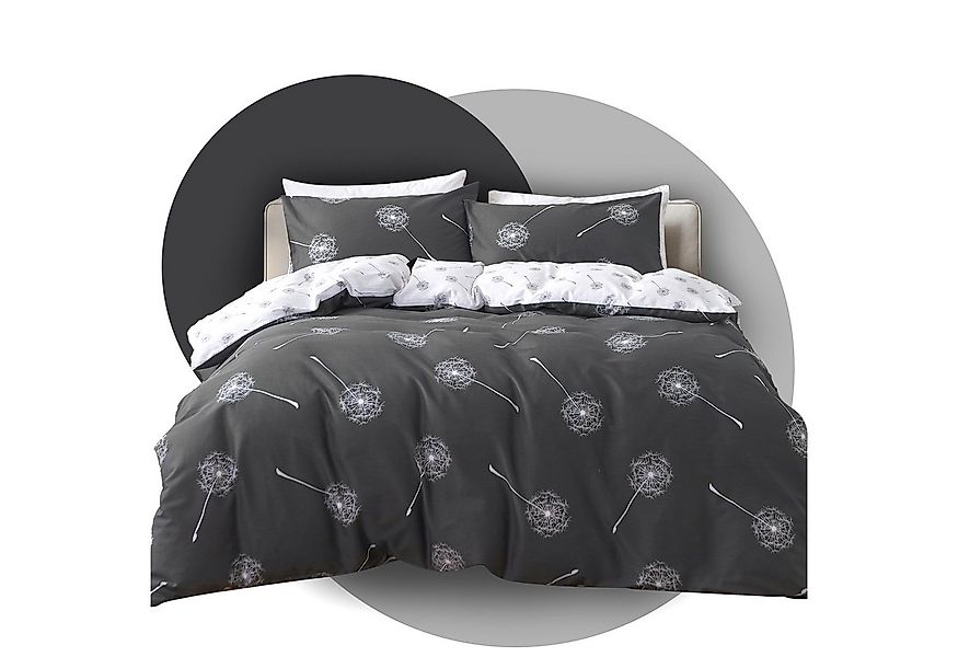 KEAYOO Bettwäsche QCJY, Baumwolle, 3 teilig, Baumwolle, Mit Reißverschluss, günstig online kaufen