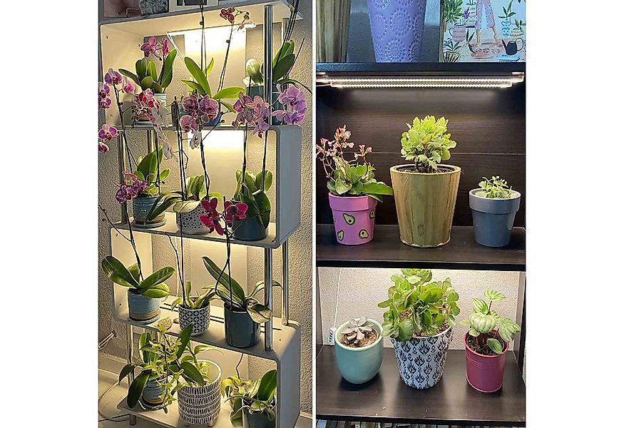 MUPOO Pflanzenlampe LED-Pflanzenlampe Wachstumslichtstreifen Bar,42-288 LED günstig online kaufen