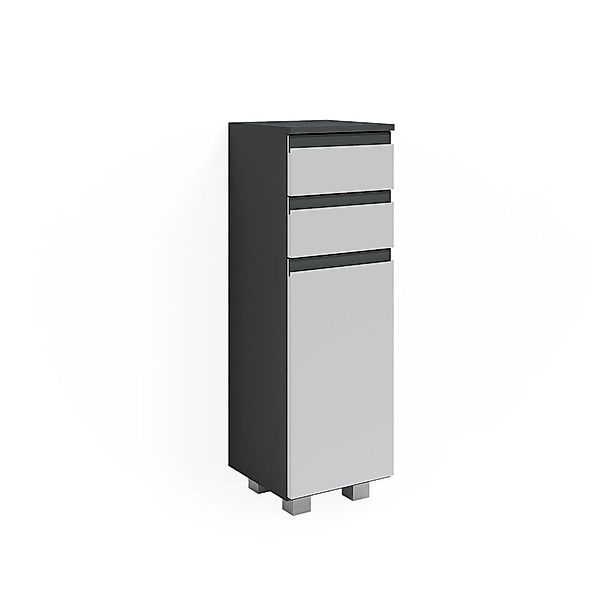 Vicco Midischrank J-Shape, Weiß/Anthrazit, 30 x günstig online kaufen