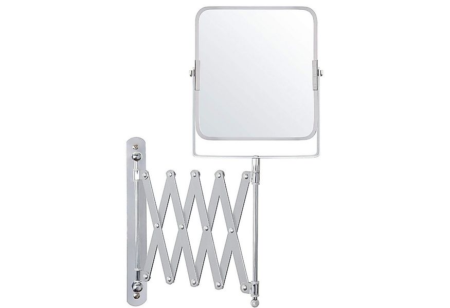Belle Vous Kosmetikspiegel Ausziehbarer Wand-Kosmetikspiegel in Chromoptik günstig online kaufen