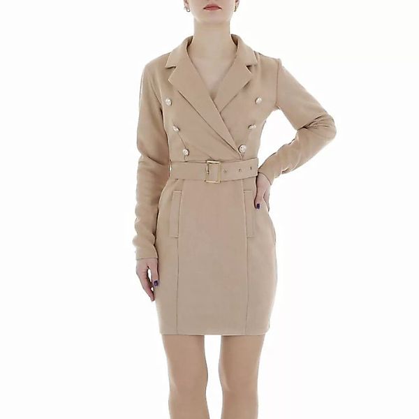 Ital-Design Minikleid Damen Elegant (86099083) Wickeloptik Stretch Samtopti günstig online kaufen