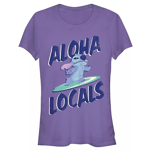 Disney - Lilo & Stitch - Stitch Aloha Locals - Frauen T-Shirt günstig online kaufen