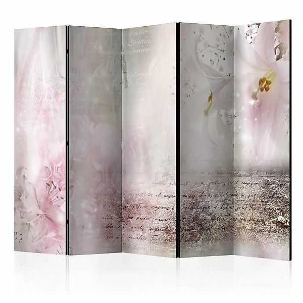 5-teiliges Paravent - Delicate Lilies Ii [room Dividers] günstig online kaufen