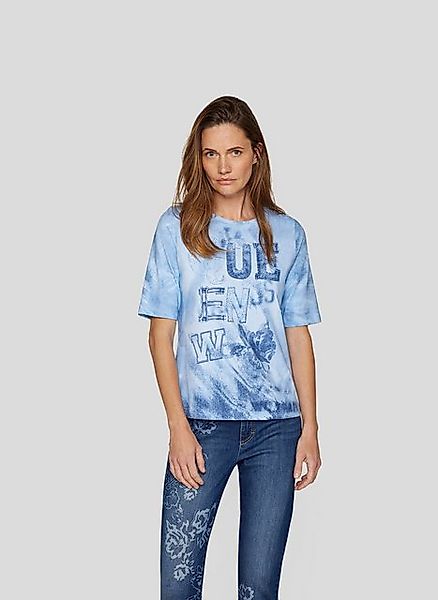 Rabe T-Shirt mit All-Over Print günstig online kaufen