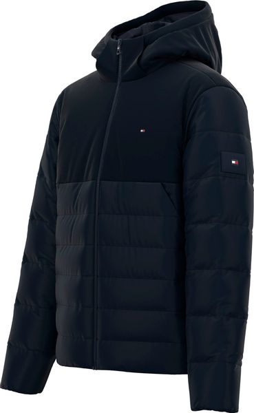 Tommy Hilfiger Steppjacke "CL MIXED MEDIA HOODED JACKET" mit Kapuze günstig online kaufen