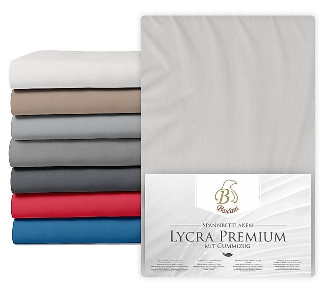 Luxusbetten24 Bettlaken Premium Boxspring Bettlaken Lycra, Baumwolle günstig online kaufen