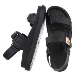 Ital-Design Damen Sandalen mit verstellbaren Riemen günstig online kaufen
