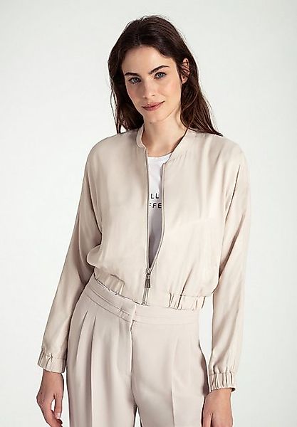 Satin-Blouson, powder creme, Frühjahrs-Kollektion günstig online kaufen