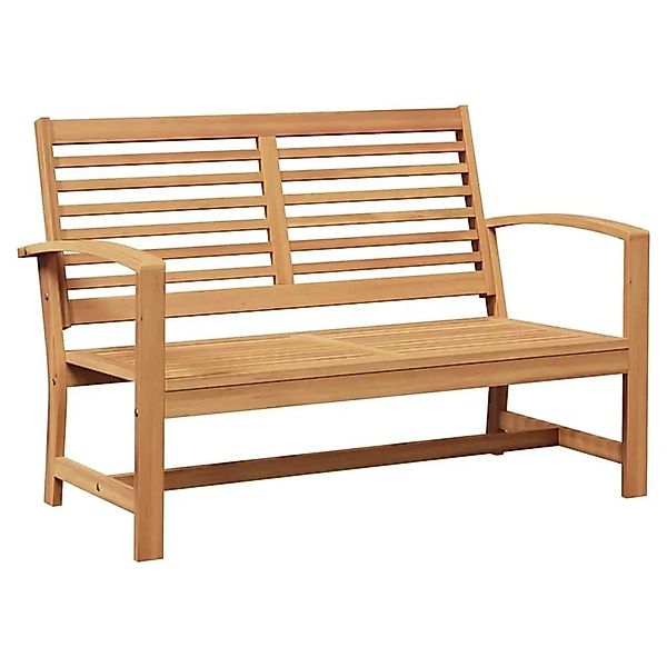 vidaXL Gartenbank Natur 110 x 64 x 76,5 cm Teak-Massivholz 42006401 günstig online kaufen