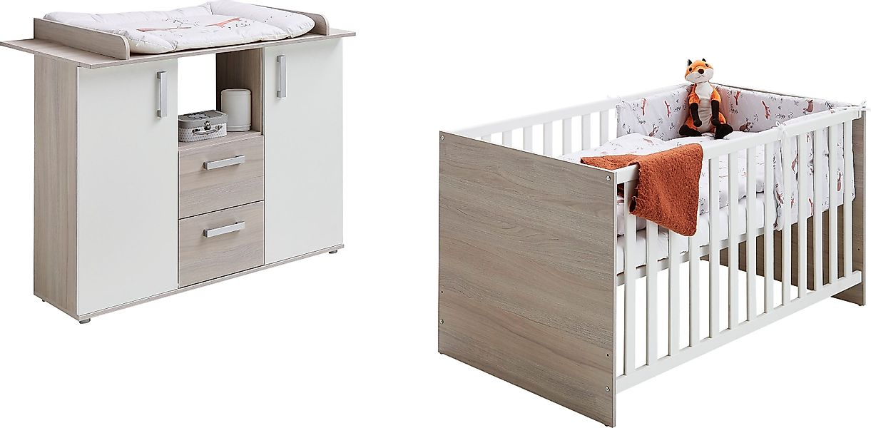 Lüttenhütt Babymöbel-Set Geert, (Spar-Set, 2-tlg., Kinderbett, günstig online kaufen