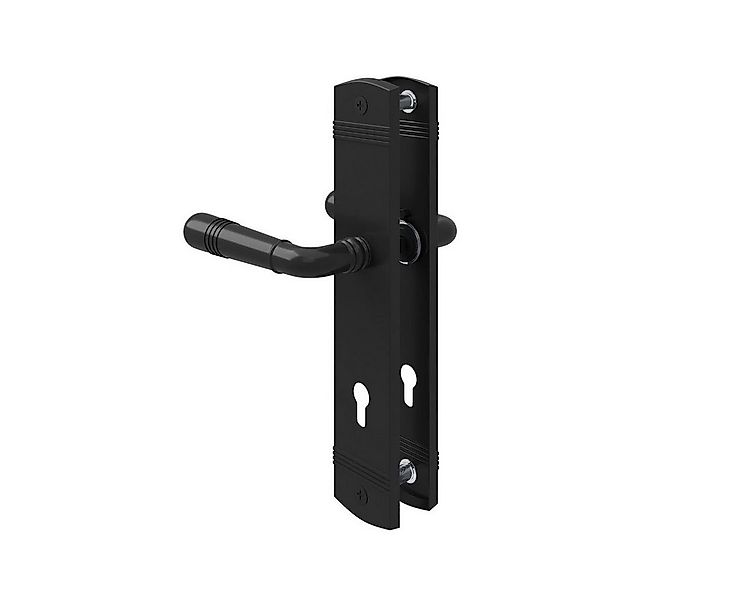 MS Beschläge Türgriff Langschild Türdrücker Schwarz matt Türgriff Zamak günstig online kaufen