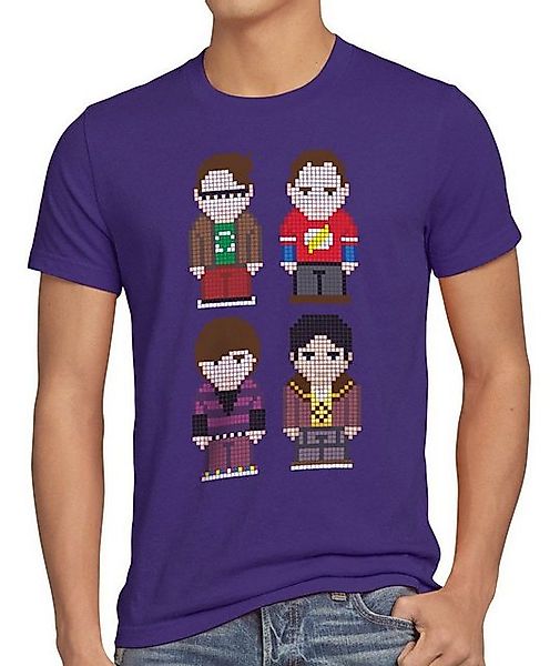style3 T-Shirt Big Friends Bang Sheldon Serie Penny Pixel 8-Bit the big ban günstig online kaufen