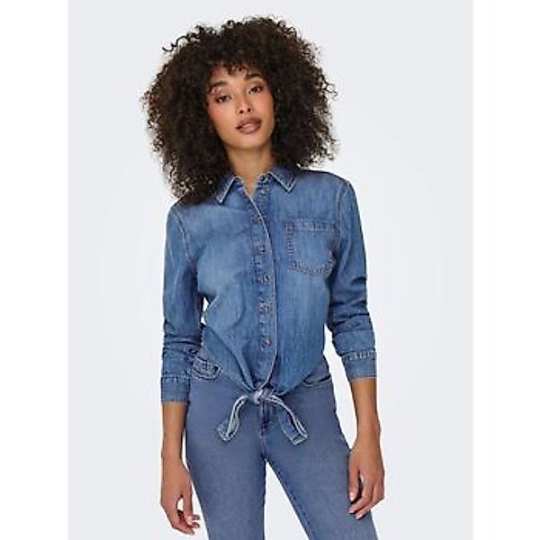 Only  Blusen 15344186 SEVIGNY-MEDIUM BLUE DENIM günstig online kaufen