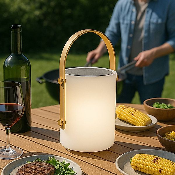 LED-Solarleuchte Bari mit Akku und Fernbedienung günstig online kaufen