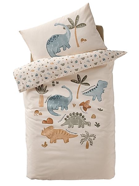 vertbaudet Bettbezug Baby Bettwäsche-Set MINISAURUS günstig online kaufen