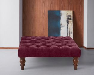 Home affaire Polsterhocker Chesterfield, mit Knopfheftung, günstig online kaufen