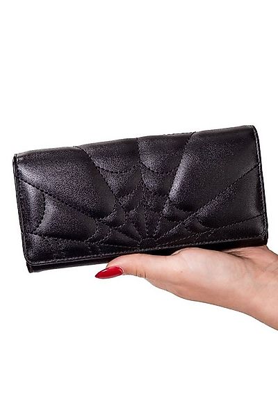 Banned Geldbörse Malice, Besticktes Spinnennetz Muster günstig online kaufen