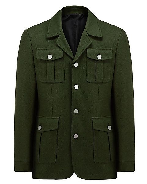 Allthemen Wollmantel mit Reverskragen klassisch Herren Kurzmantel lässiger günstig online kaufen