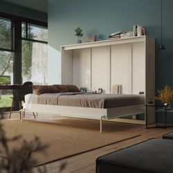 HeimLiving Schrankbett Classico 100/140/160x200 cm Vertikal günstig online kaufen