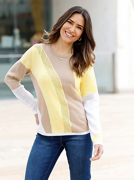 Classic Basics Ajourpullover "Langarm-Pullover" günstig online kaufen