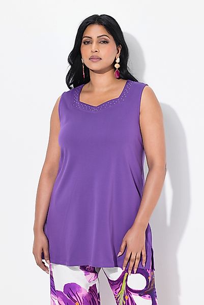 Ulla Popken Longtop Top A-Linie Herzausschnitt günstig online kaufen