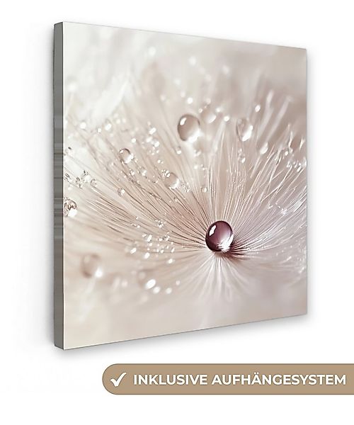 OneMillionCanvasses® Leinwandbild Blume - Abstrakt - Weiß - Wasser - Natur, günstig online kaufen