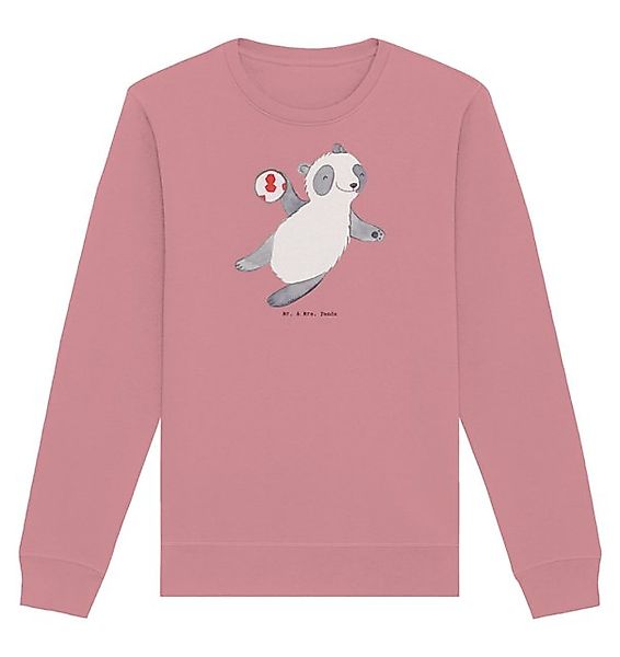 Mr. & Mrs. Panda Longpullover Größe XS Panda Handball spielen - Canyon Pink günstig online kaufen