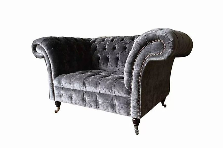 JVmoebel 1,5-Sitzer, Sofa 1.5 Sitzer Chesterfield Wohnzimmer Klassisch Sofa günstig online kaufen